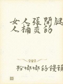 女人张开腿让男人桶爽的