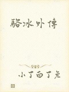 骆冰外传