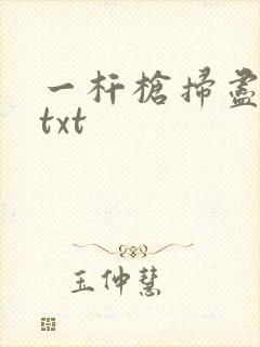 一杆枪扫尽全家txt