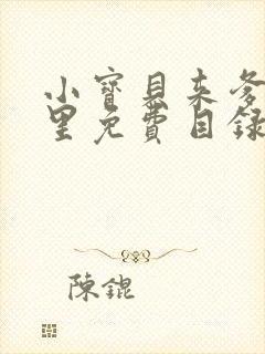 小宝贝来爹地怀里免费目录