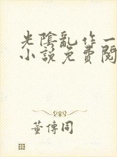 光阴乱作一团的小说免费阅读