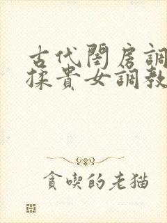古代闺房调教h揉贵女调教记