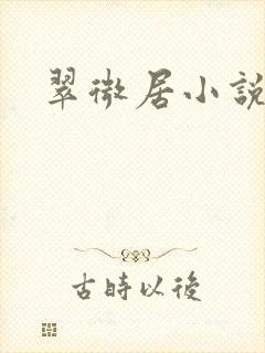 翠微居小说