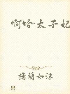 啊哈太子妃好骚