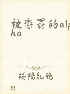 被惩罚的alpha