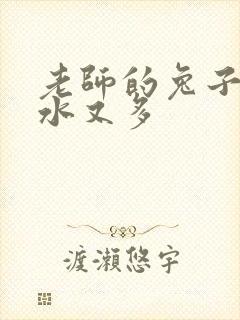 老师的兔子又软水又多