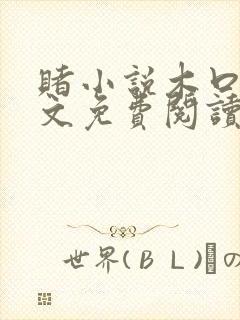 赌小说木口银全文免费阅读笔趣阁