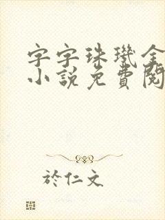 字字珠玑金银花小说免费阅读