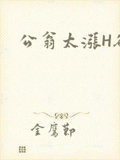 公翁太涨H欲渴