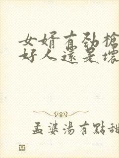 女婿有劲枪枪是好人还是坏人