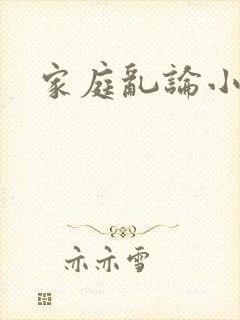 家庭乱论小说