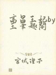 高昌王妃by黛玉笔趣阁