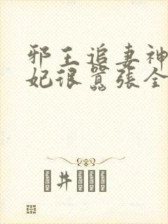 邪王追妻神医狂妃很嚣张全文免费