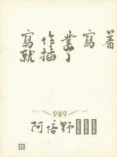 写作业写着写着就插了