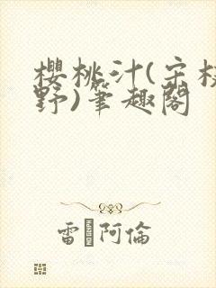 樱桃汁(宋枝江野)笔趣阁