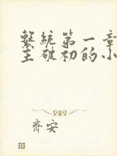 系统第一章给宿主破初的小说