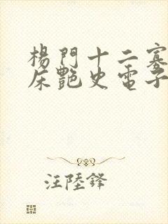 杨门十二寡妇肉床艳史电子书