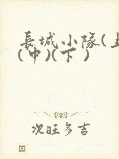 长城小队(上)(中)(下 )