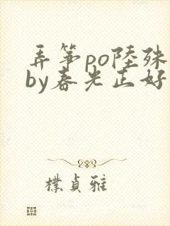 弄筝po陆殊词by春光正好