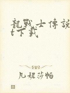 龙战士传说txt下载