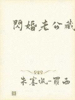 闪婚老公藏不住