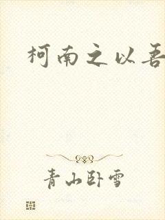 柯南之以吾之名