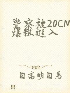 警察被20CM爆粗进入