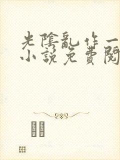 光阴乱作一团的小说免费阅读