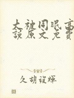 大被同眠高粱小说原文免费阅读
