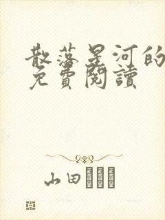 散落星河的记忆免费阅读