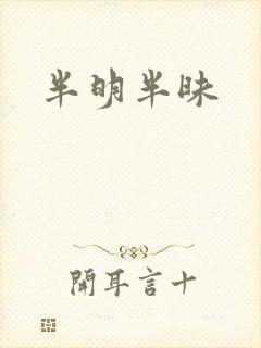 半明半昧