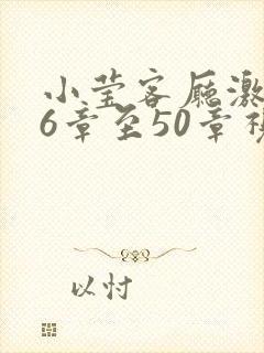 小莹客厅激情46章至50章视