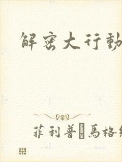 解密大行动