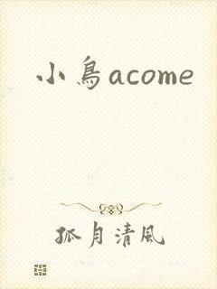 小鸟acome
