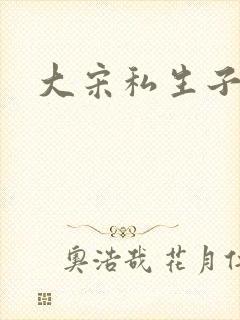 大宋私生子