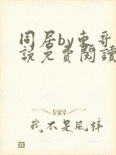 同居by东哥小说免费阅读全文无弹窗