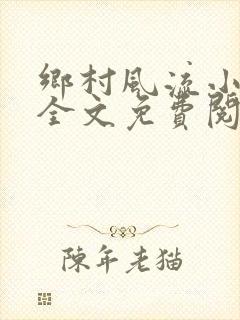 乡村风流小傻子全文免费阅读