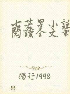 七芒星小说免费阅读全文笔趣阁