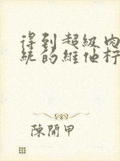 得到超级肉禽系统的维他柠檬茶