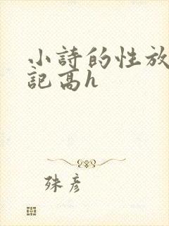 小诗的性放荡日记高h