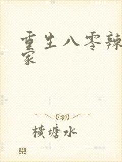 重生八零辣妻当家