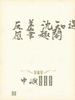 反差 沈知遇晏应笔趣阁