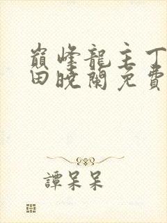 巅峰龙主丁长顺田晓兰免费阅读