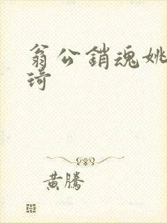 翁公销魂姚瑶琦琦