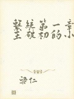 系统第一章给宿主破初的小说