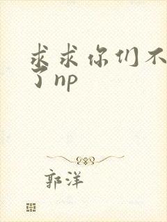 求求你们不要做了np