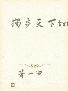 独步天下txt