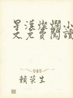 星汉灿烂小说全文免费阅读