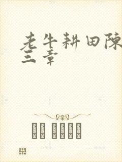 老牛耕田陈雪第三章