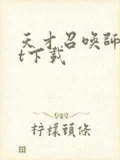 天才召唤师txt下载